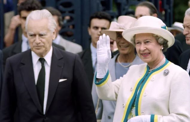 Elizabeth II à Bordeaux - Juin 1992